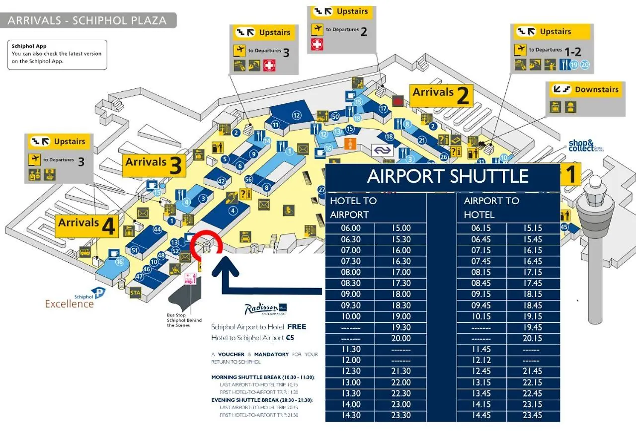 Radisson Blu Hotel Amsterdam Airport, Schiphol Amsterdam Airport Schiphol 4*,  Netherlands